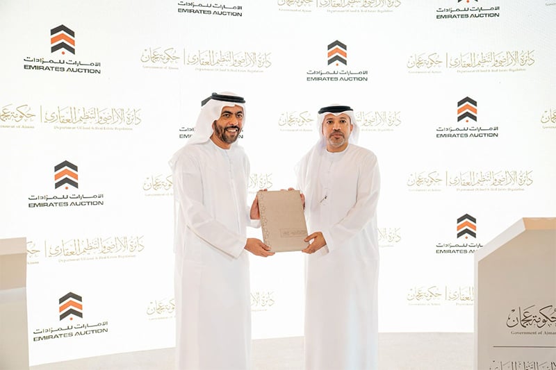 Ajman Land Department and Emirates Auction sign cooperation agreement to organise real estate auctions
