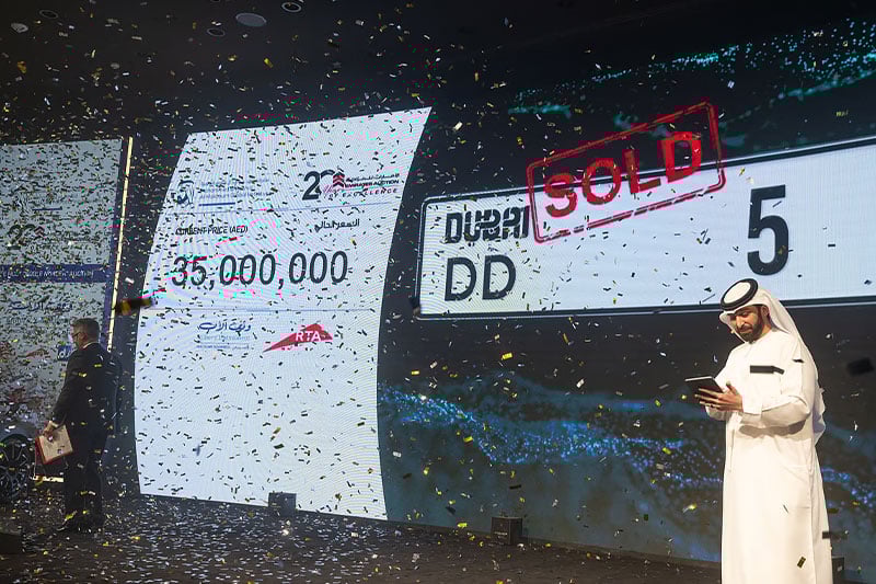 Binghatti chairman wins DD5 car plate for Dh35 million, 13-year-old gets DD24