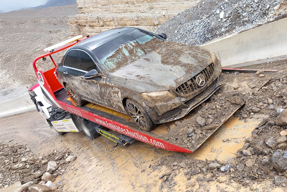 EMIRATES AUCTION RAIN RESCUE FLEET IN UAE