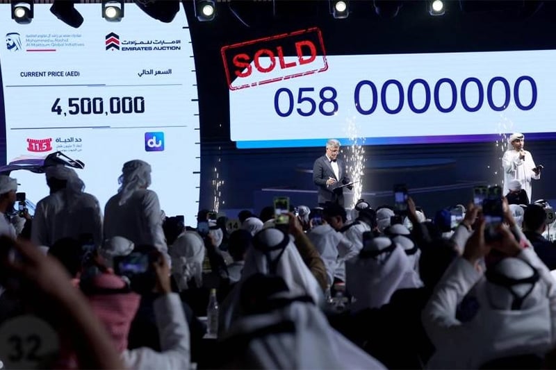 EDGE OF LIFE CAMPAIGN RAISES AED 1.136 BILLION, INCLUDING AED 91 MILLION THROUGH THE “MOST NOBLE NUMBER” AUCTION