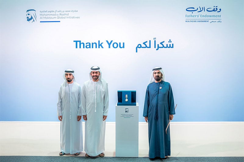 Mohammed bin Rashid Honors Emirates Auction with the Charitable Work Medal